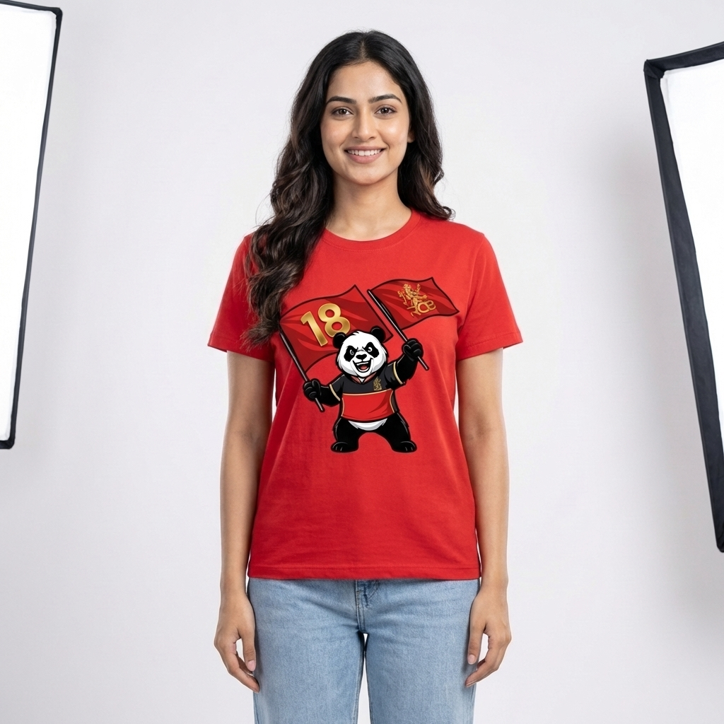 DressPanda X RCB Panda - Red