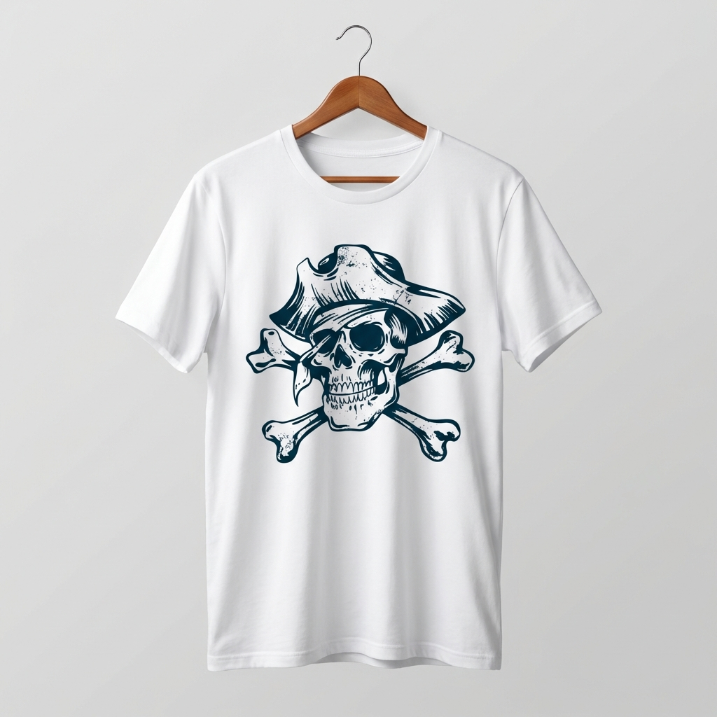 Skull Oversized T-Shirt | Bold Classic Skull Art Tee - Men's