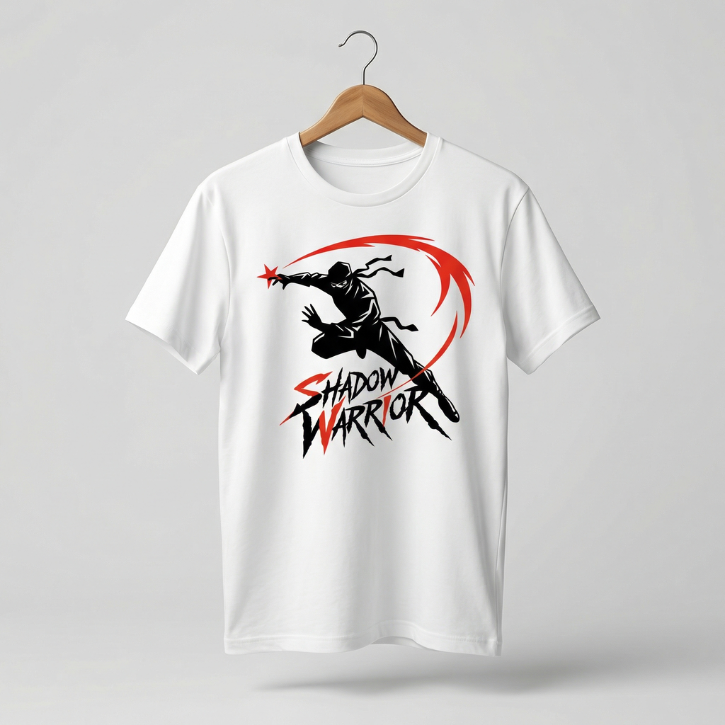 Shadow Warrior T-Shirt | Ninja Action Graphic Tee – Men's