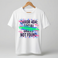 Error 404: Social Skills Not Found T-Shirt | Funny Geek Tee – Men's