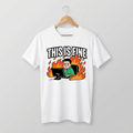 This Is Fine Oversized T-Shirt | Funny Meme Chaos Tee - Men's