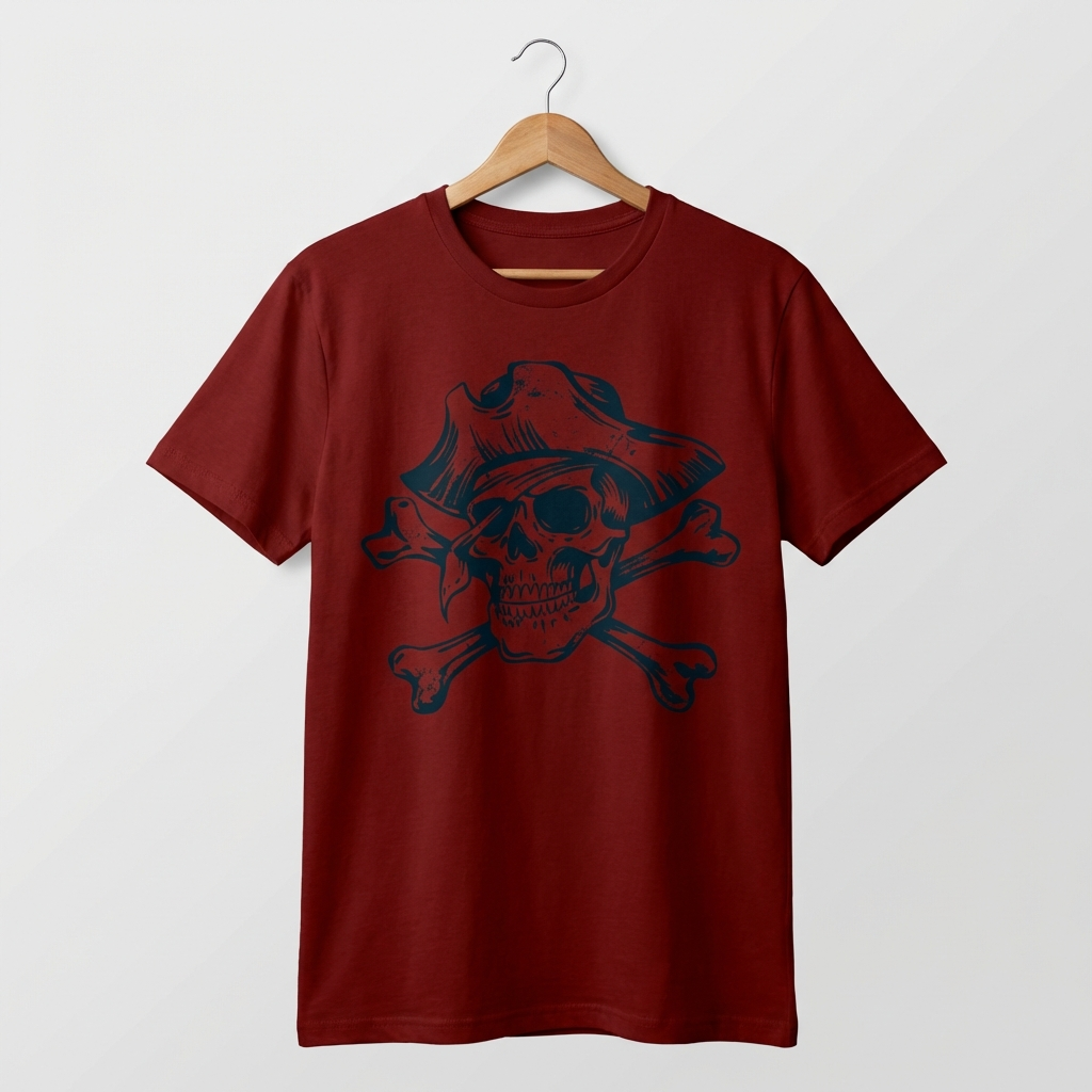 Skull Graphic T-Shirt | Bold Classic Skull Art Tee - Women's