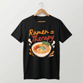 Ramen Equals Therapy T-Shirt | Foodie Comfort Graphic Tee – Men's
