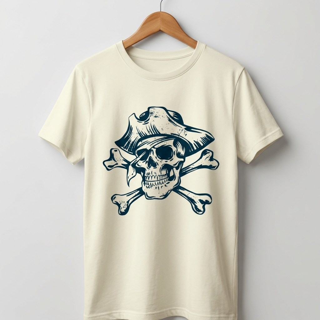 Skull Oversized T-Shirt | Bold Classic Skull Art Tee - Men's