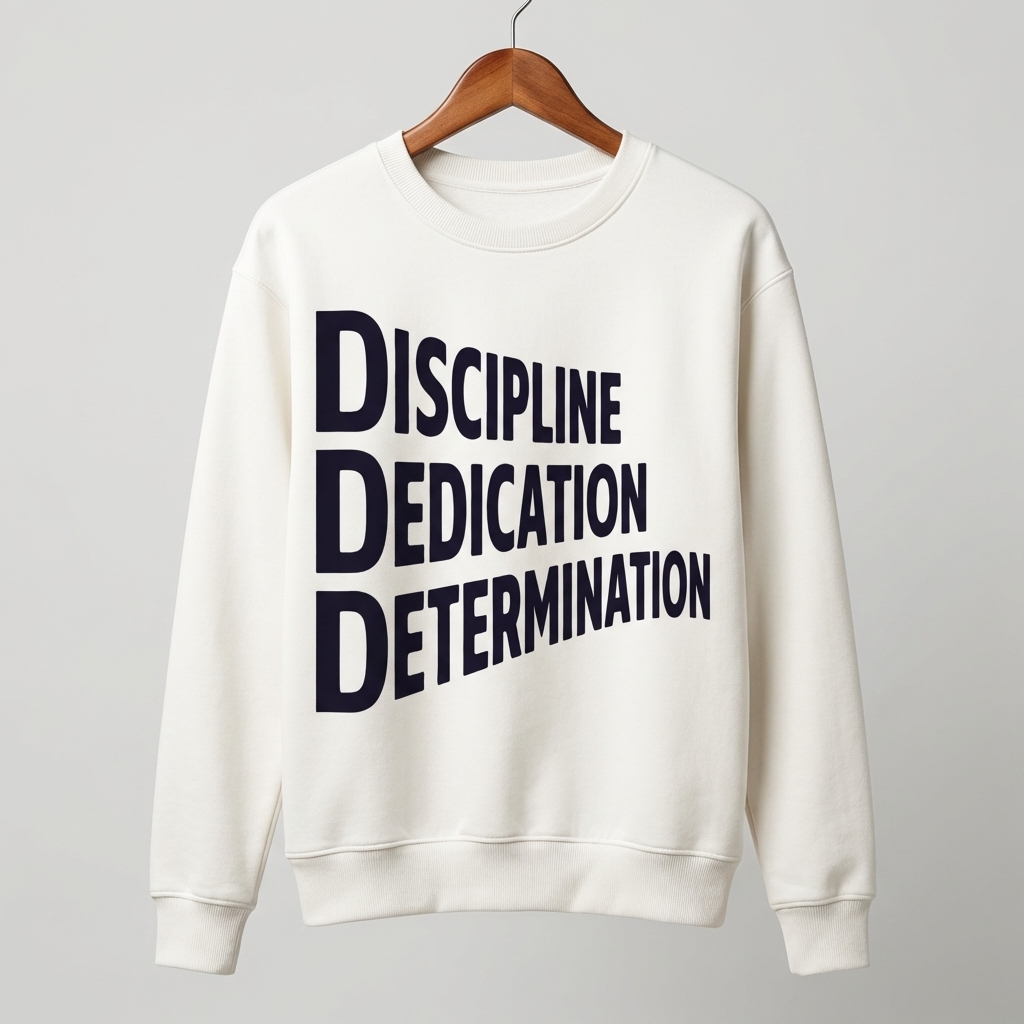 DDD Graphic Sweatshirt | Dare Dream Dominate Motivation - Women's