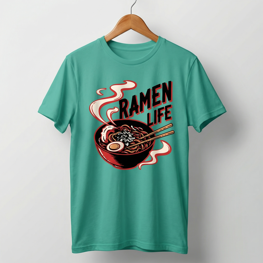 Ramen Life T-Shirt | Bold Noodle Bowl Graphic Tee – Men's