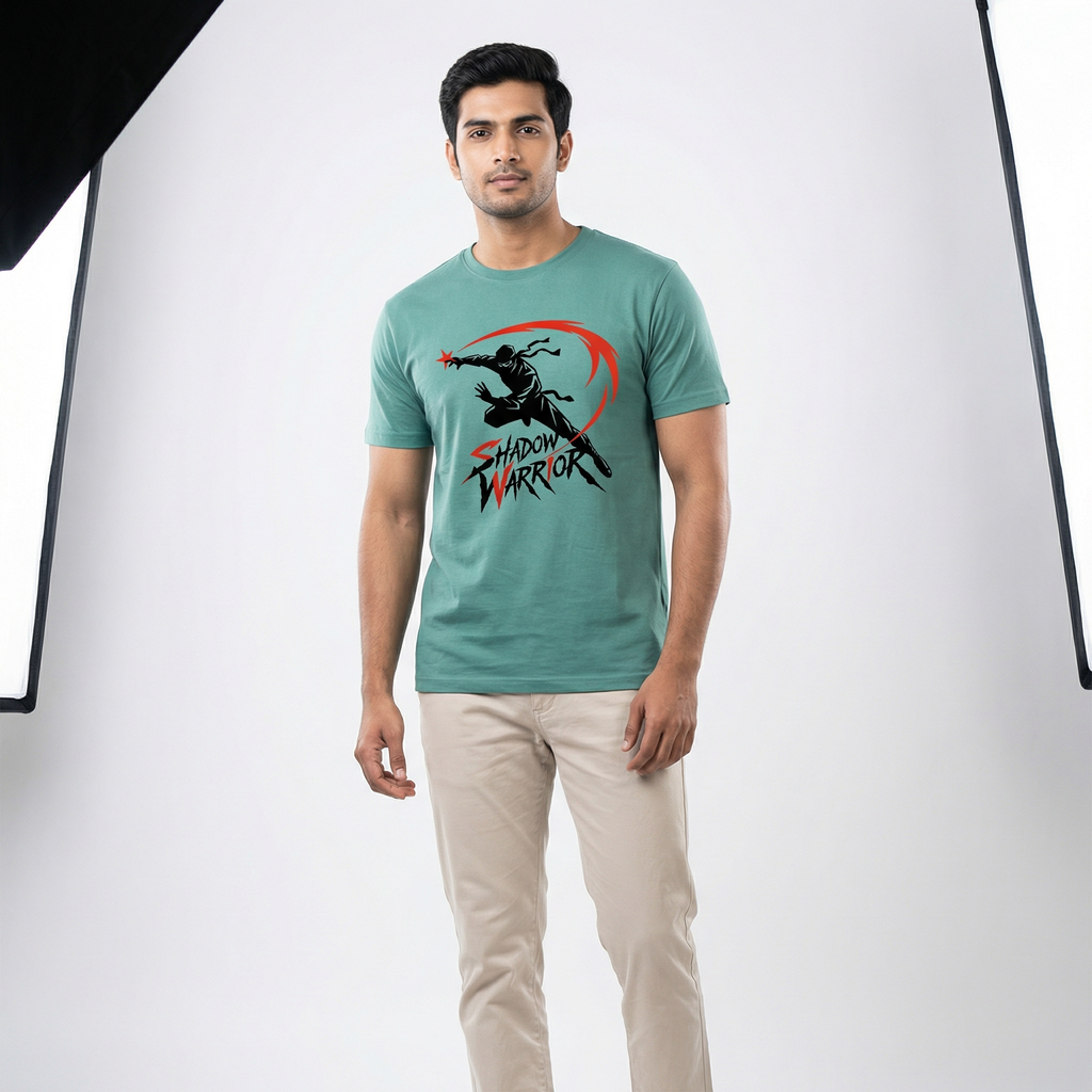 Shadow Warrior T-Shirt | Ninja Action Graphic Tee – Men's