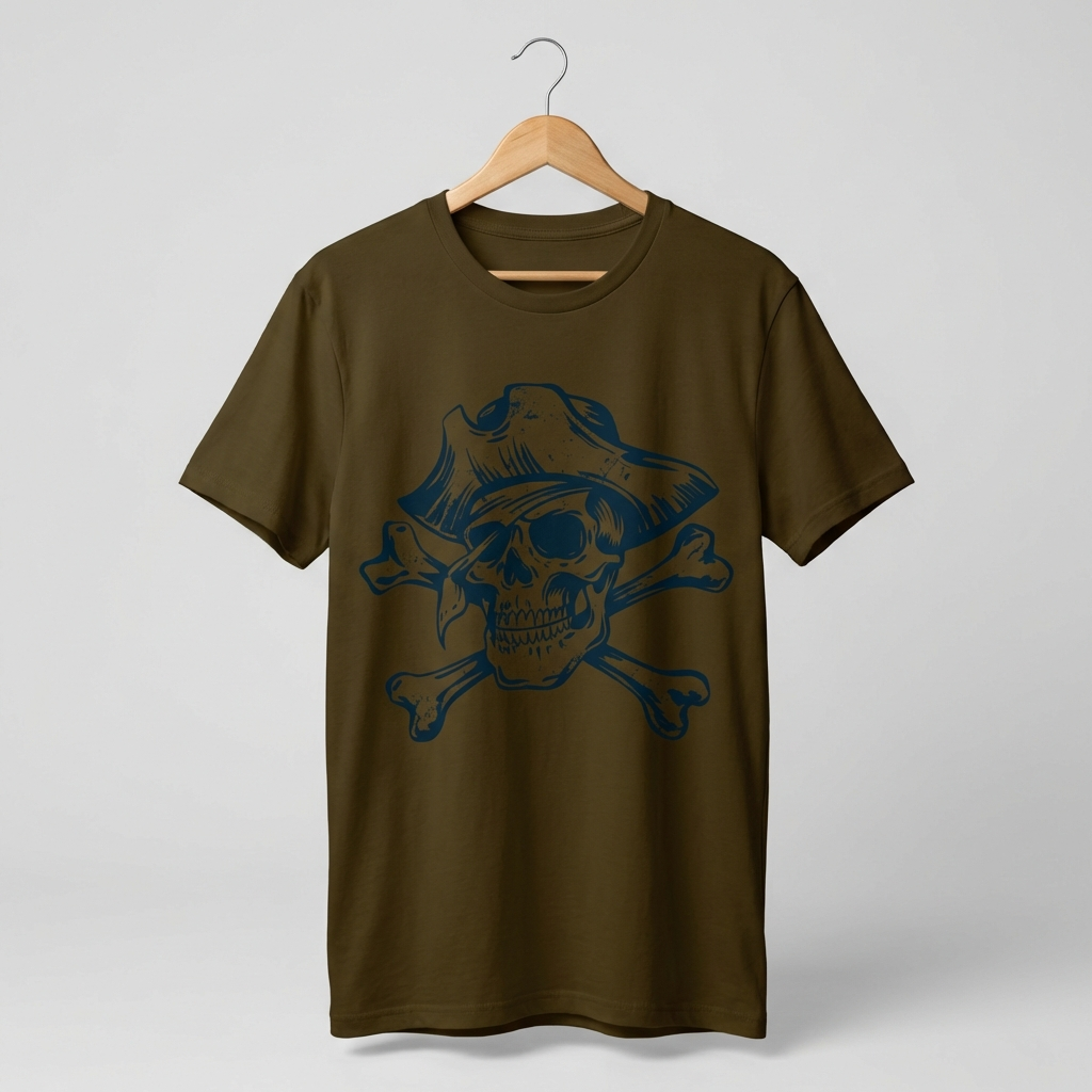 Skull Oversized T-Shirt | Bold Classic Skull Art Tee - Men's