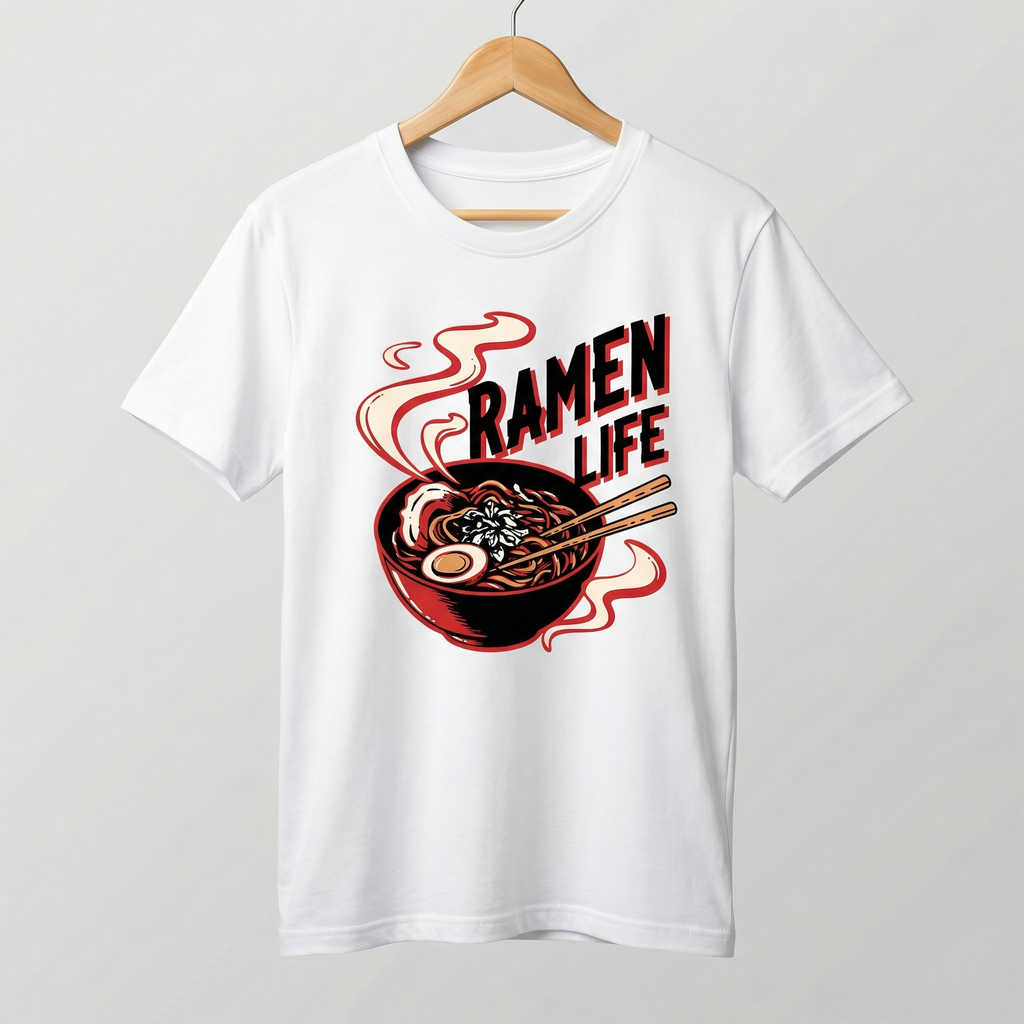 Ramen Life T-Shirt | Bold Noodle Bowl Graphic Tee – Men's