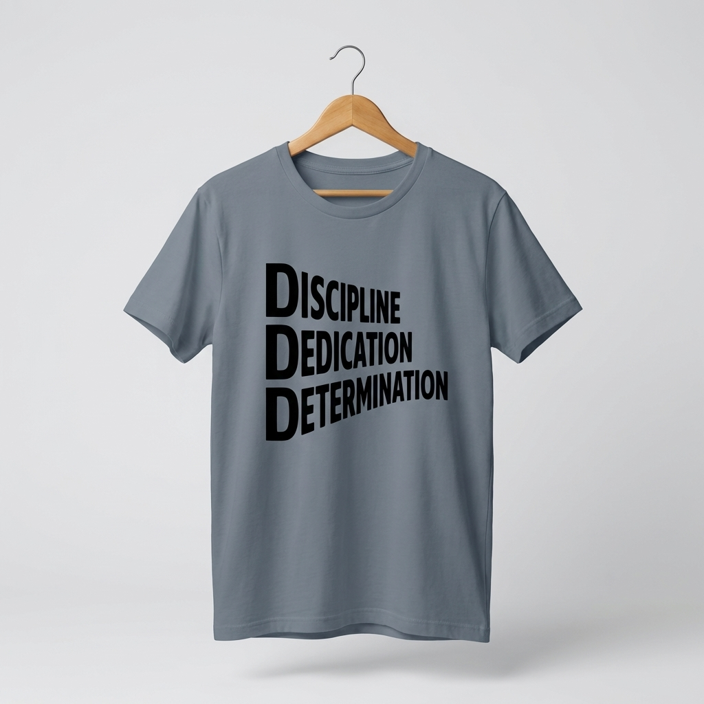 DDD Oversized T-Shirt | Dare Dream Dominate Motivation Tee - Men's
