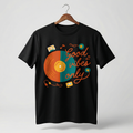 Good Vibes Only Vinyl Record T-Shirt | Retro Music Tee – Men's