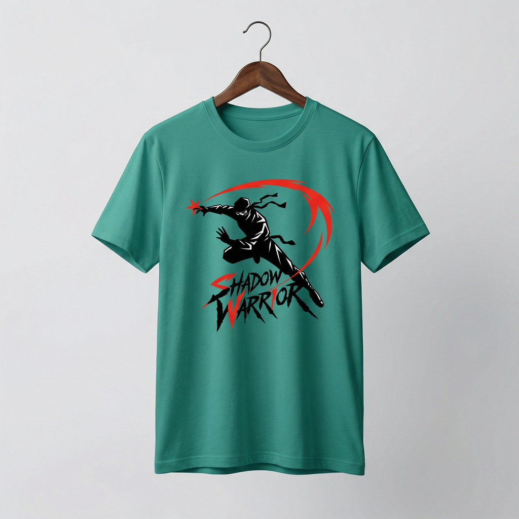 Shadow Warrior T-Shirt | Ninja Action Graphic Tee – Men's