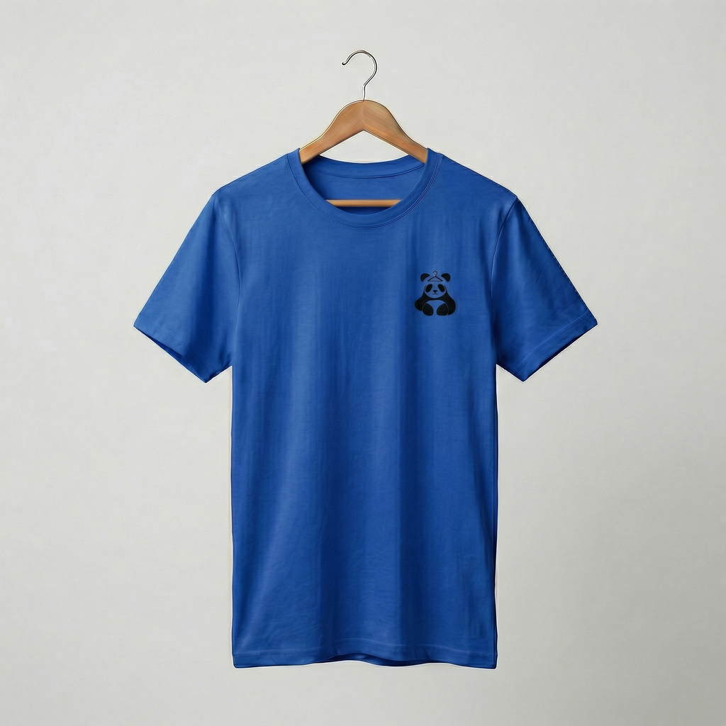 DressPanda Plain Logo T-Shirt | Minimalist Panda Logo Tee | Women's