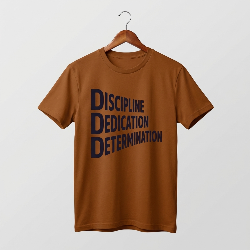 DDD Oversized T-Shirt | Dare Dream Dominate Motivation Tee - Men's