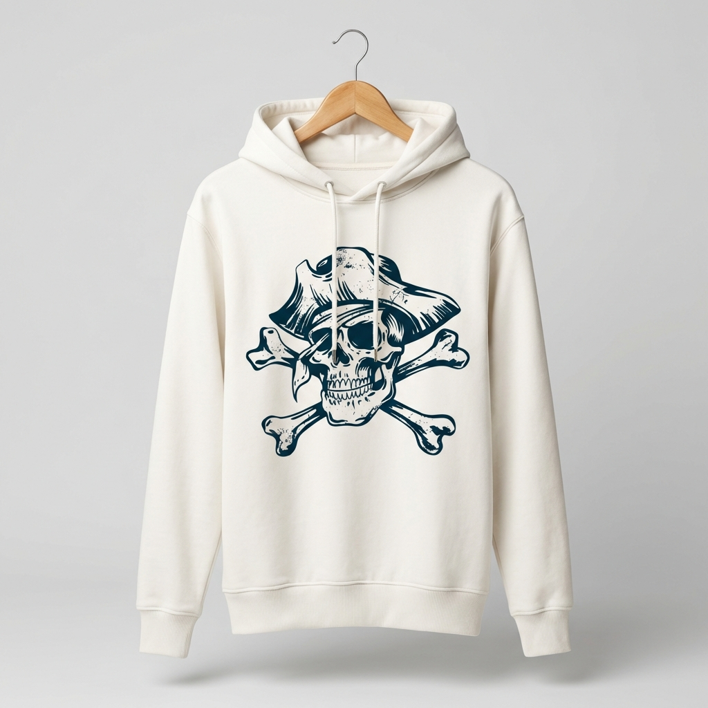 Skull Graphic Hoodie | Bold Classic Skull Art - Men's