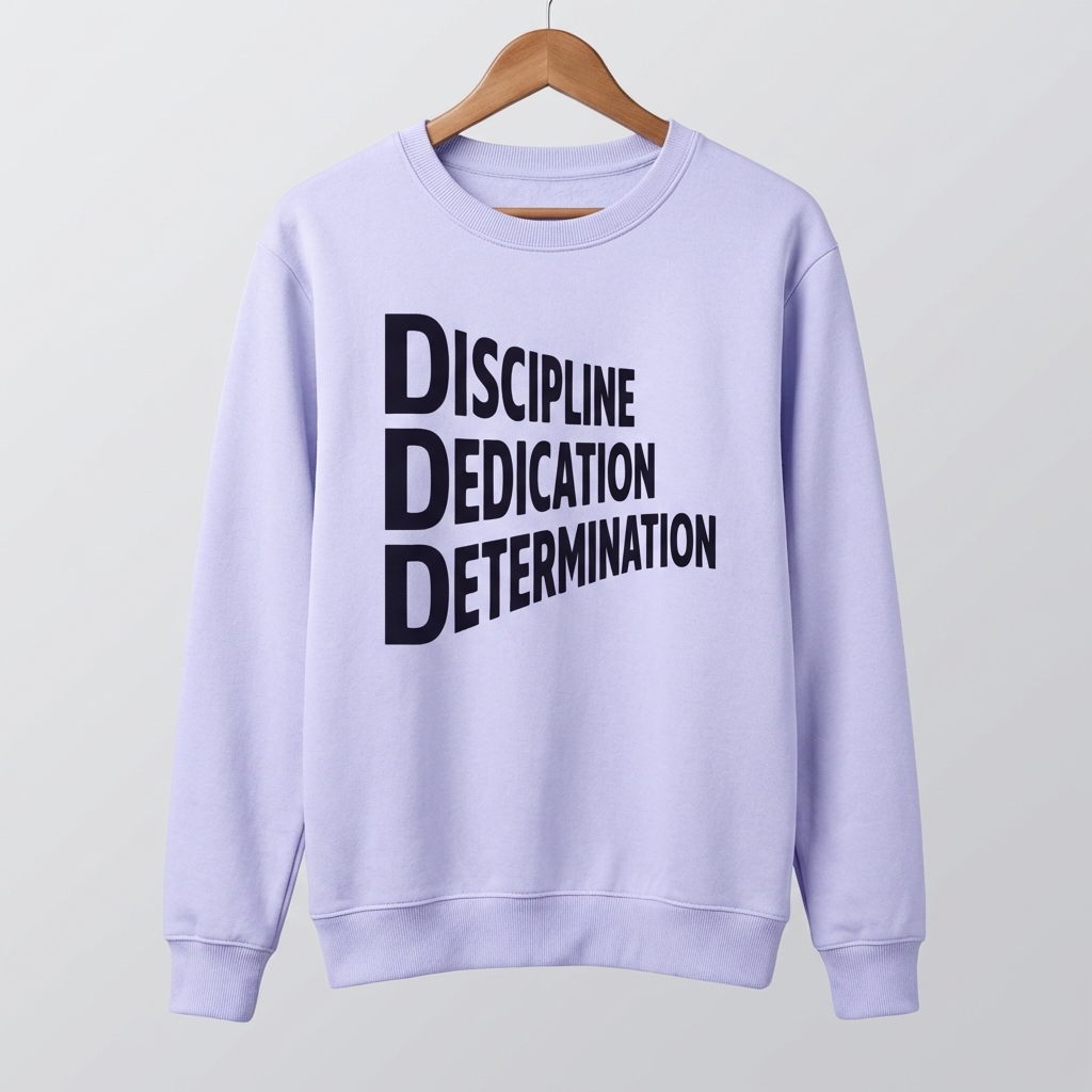 DDD Graphic Sweatshirt | Dare Dream Dominate Motivation - Women's