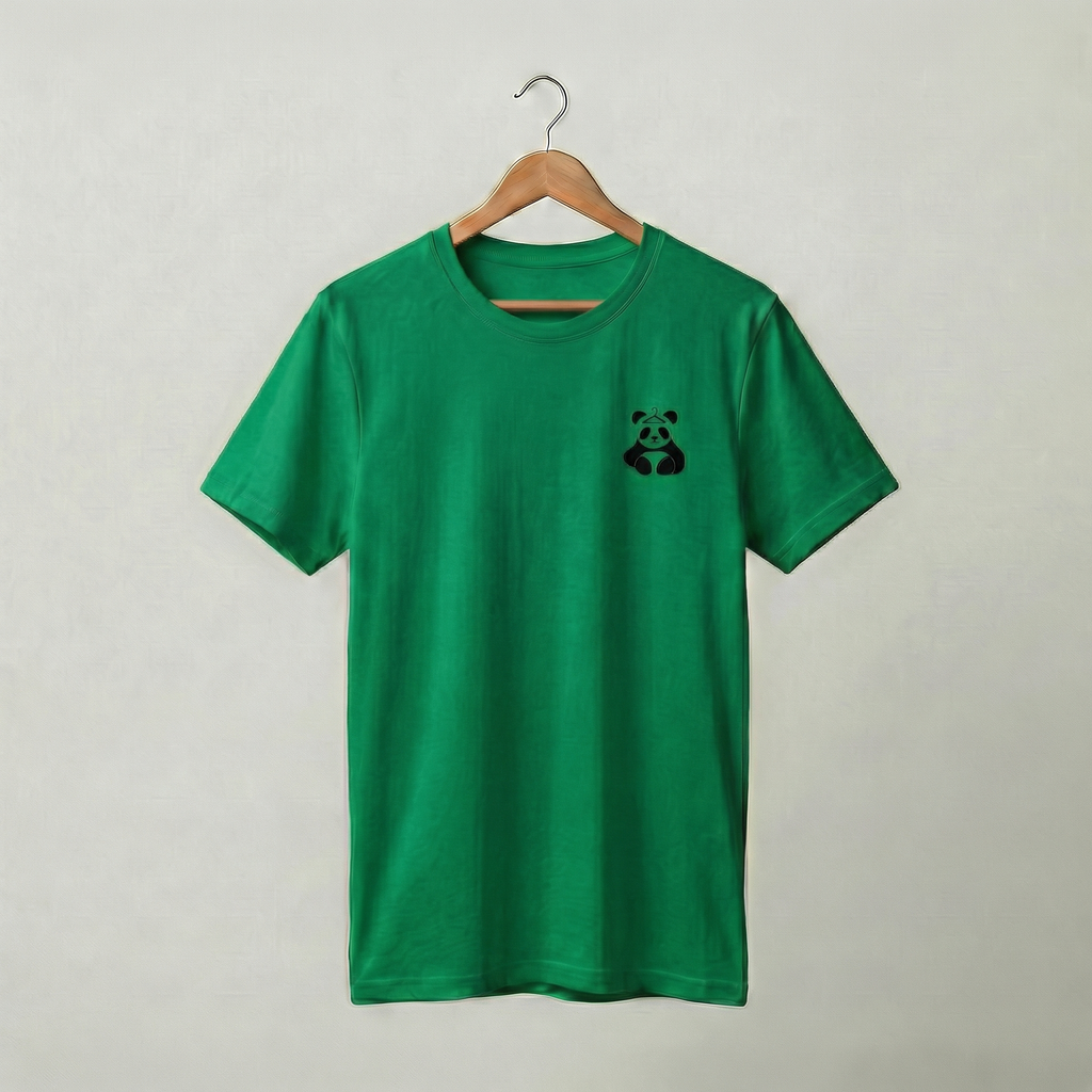 DressPanda Plain Logo T-Shirt | Minimalist Panda Logo Tee | Women's