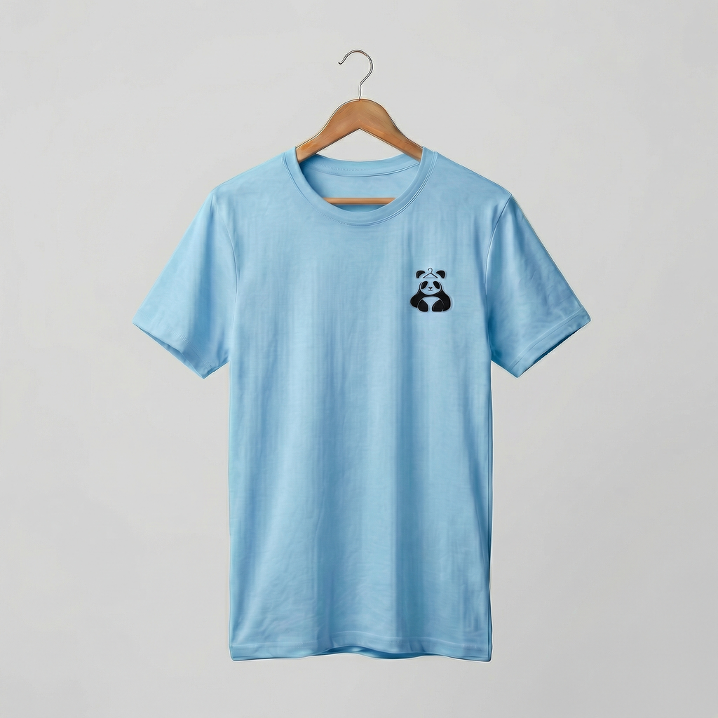 DressPanda Plain Logo T-Shirt | Minimalist Panda Logo Tee | Women's