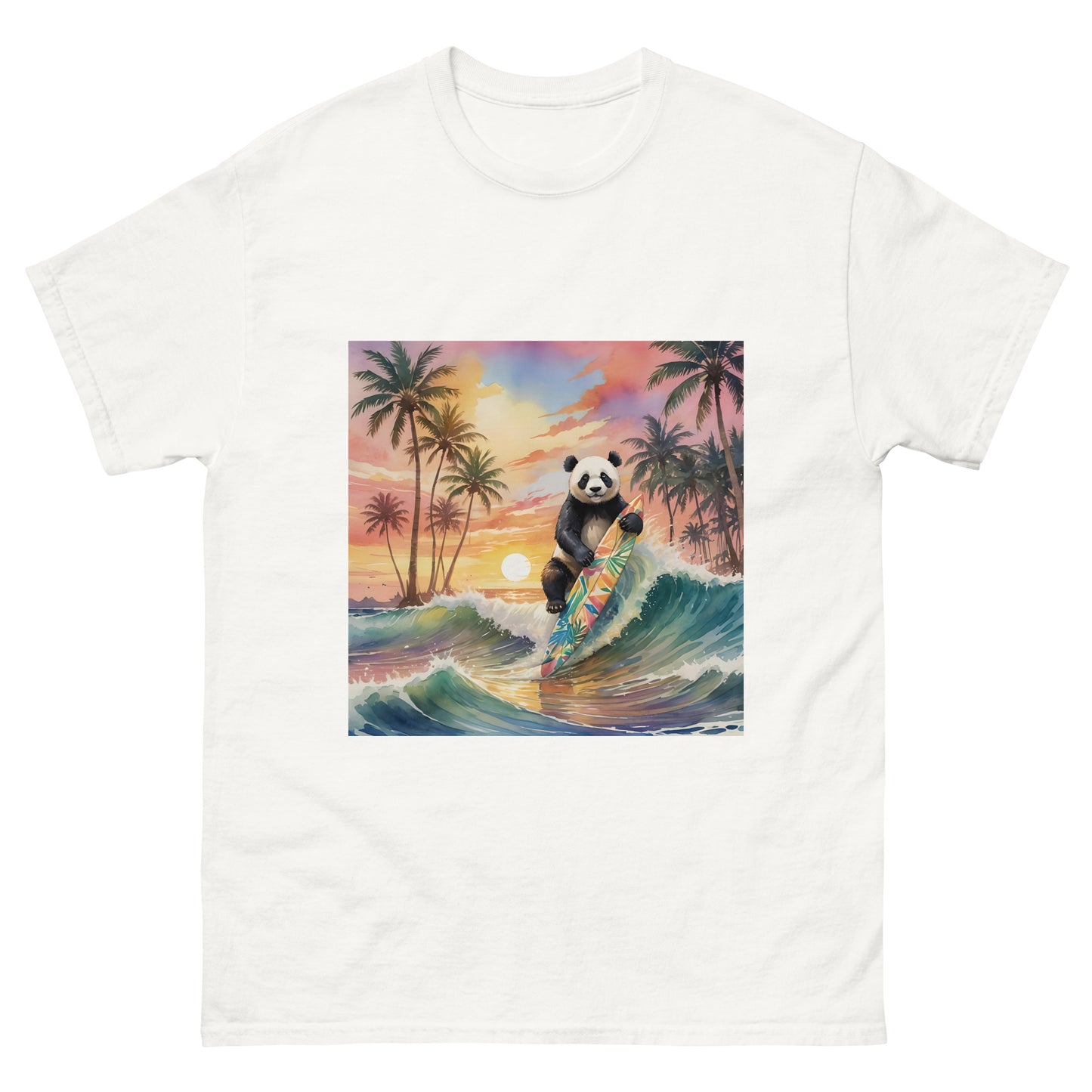 Surf Panda - Unisex Classic Tee