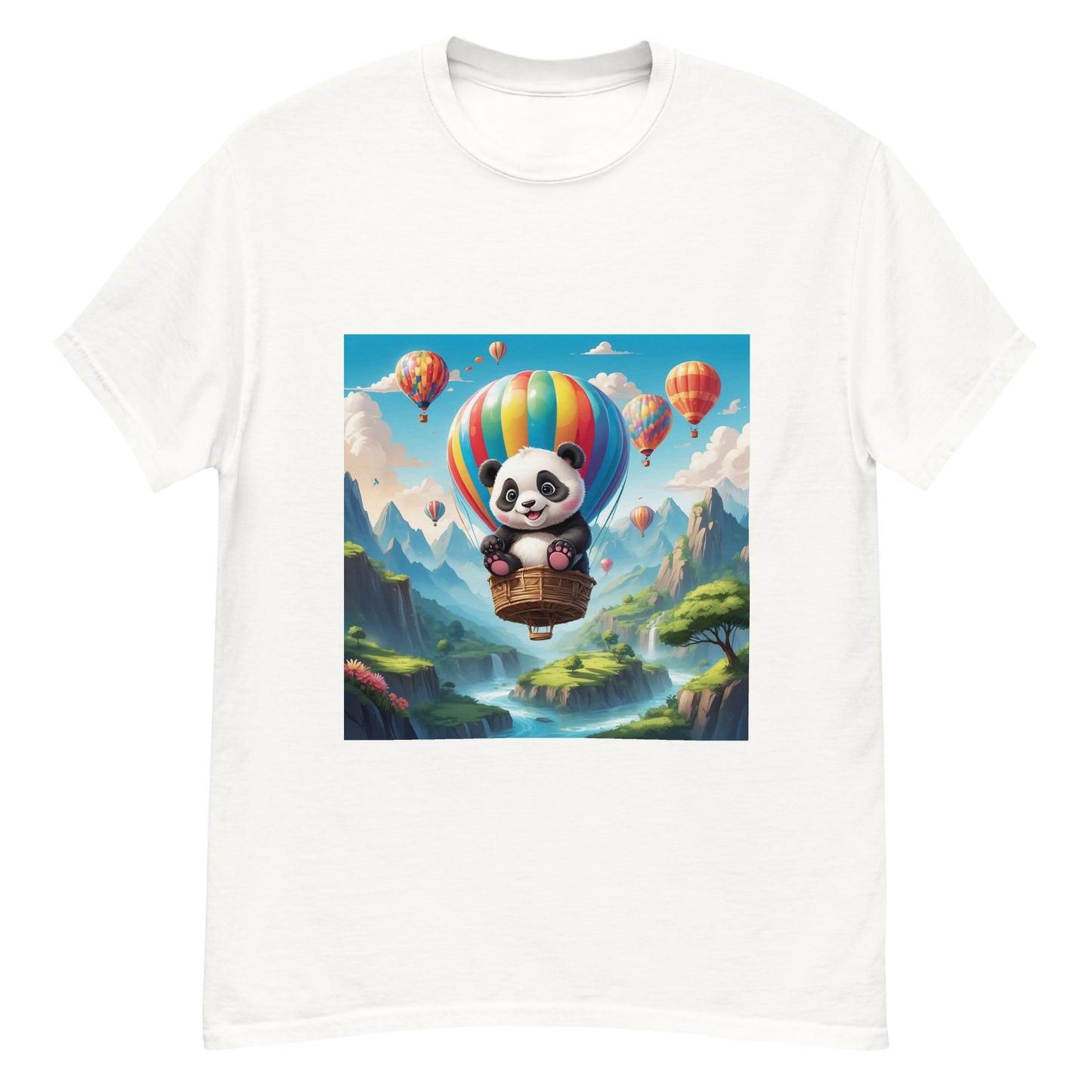 Balloon Panda - Unisex Classic Tee